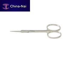 Ophthalmic surgery scissors 0103002bladeCastroviejofor humans