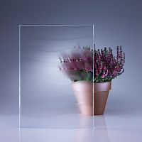 Tempered glass panel FLUID®textured3Dtranslucent