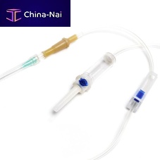 IV infusion set PVCwith Y portwith drip chamber