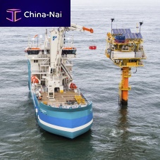 Offshore crane 3D for shipsfor decksknuckle