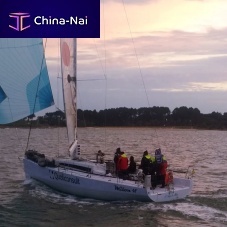 Cruising sailboat Milon 41regattawith bowsprit