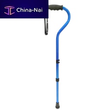 Walking stick with offset handle Bastoneheight-adjustableanti-slip