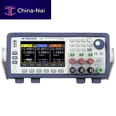 Triple-output power supply 9140AC/DCadjustablewith overcurrent protection