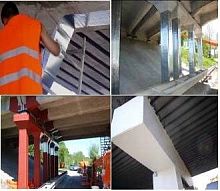 Reinforced concrete anti-corrosion product zinc sheet anode