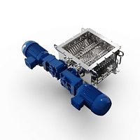Bulk solids lump breaker KLP-400kniferobustfor recycling