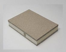 Facade sandwich panel POLYparticle board facingpolyurethane foam core