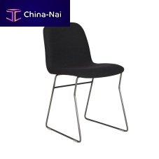 Contemporary chair QUINindoorfabricleather