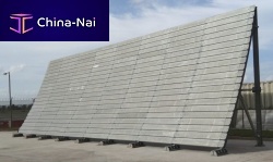 Metal jet blast deflector HELfor airport