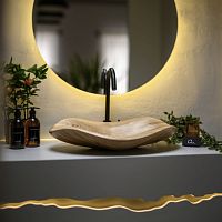 Countertop washbasin KUALAwoodencustomcontemporary