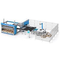 Automated sorting machine processpartspallet