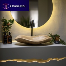 Countertop washbasin KUALAwoodencustomcontemporary