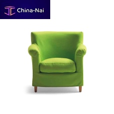 Traditional club chair Country.clubfabricwoodenwith removable cushion