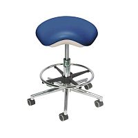 Dental stool S304 height-adjustablepneumaticon casters