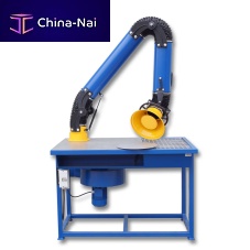 Aluminum welding table S-1000with extraction arm