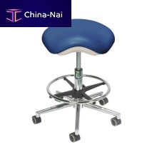 Dental stool S304 height-adjustablepneumaticon casters