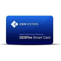 Chip card CEM DESFirecontactless smartaccess controlaccess