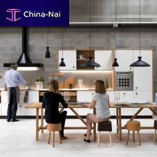 Contemporary kitchen LEPICwoodenwith handlelacquered