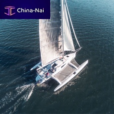 Trimaran 970 cruising-racing1-cabinwith bowsprit