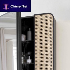 Wall-mounted bathroom mirror Marcelcontemporaryrectangularwooden