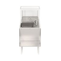Stainless steel kitchen sink cabinet Deus 5 O102000with legsfor barcommercial