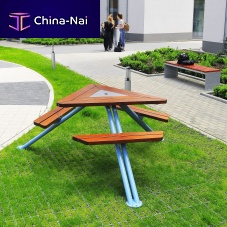 Contemporary picnic table MARS 13.500 hardwoodpineiroko