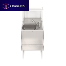 Stainless steel kitchen sink cabinet Deus 5 O102000with legsfor barcommercial