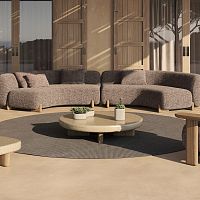 Modular sofa Milossemicircularcontemporaryoutdoor