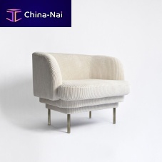 Contemporary armchair CORNICE - LINCOLNvelvetcustomizable color