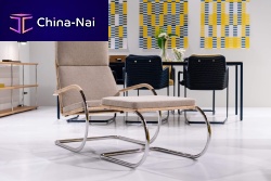 Contemporary armchair D35-1ifabricleatherwicker