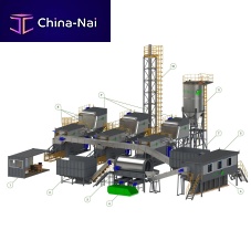 Plastic waste treatment plant Eco seriesconstructionautomated