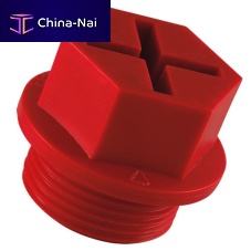 Hexagonal plug EP 434 threadedpolyethylenePE