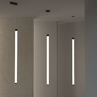 Vertical light fixture IRIS 360hangingLEDtubular