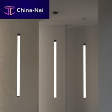 Vertical light fixture IRIS 360hangingLEDtubular