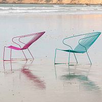 Contemporary sun lounger BOLONIAfabricgalvanised steelcontract