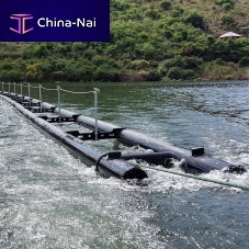 Safety boom floatingriver