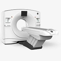 CT scanner Revolution Frontierfor whole-body tomography128-slicewide-bore