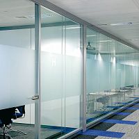 Removable partition P700glazeddouble-glazedcommercial