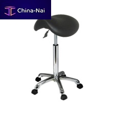 Dental stool 630Bheight-adjustablesaddle seatblack