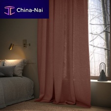 Curtain fabric EASYplainpolyesterlinen