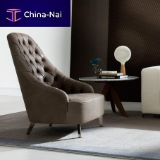 Original design armchair VANESSA CAPITONNfabricswivel