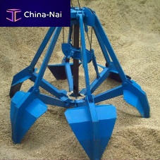 Claw bulk cargo grab Mechanical Touch Down Orange Peelfor bulk carrier ships