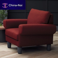 Traditional armchair MAGNUSfabricwoodenwith removable cushion
