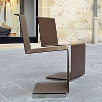 Contemporary chair BANCAKAOCOR-TEN® steelgalvanised steelcantilever