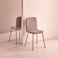 Contemporary chair PEPPER indoorfabricwooden