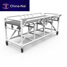 Transfer stretcher trolley BRM 002mechanical1-sectionwith side rails