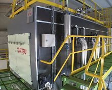 Superheated water boiler ASPMbiomassfire tubehorizontal