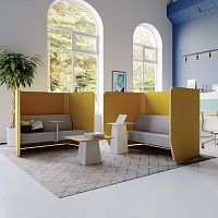 Free-standing acoustic panel DECIBEL 43mobileMDFfor office