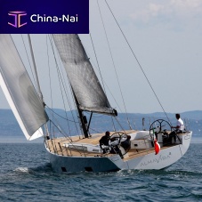 Cruising sailing yacht 503-cabinwith open transomwith bowsprit