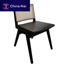 Contemporary chair Rioindoorleatherwooden