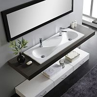 Built-in washbasin BERLNresindoublerectangular